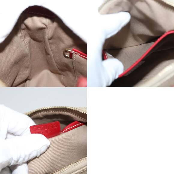 CELINE Macadam Canvas Shoulder Bag Beige Gold - Picture 12 of 12